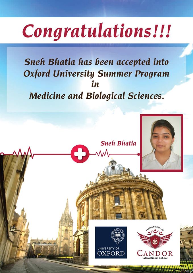 Summer Program @ Oxford University!!!